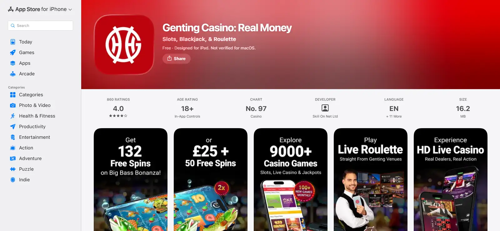Genting Casino App UK – iPhone, Android and Mobile Play